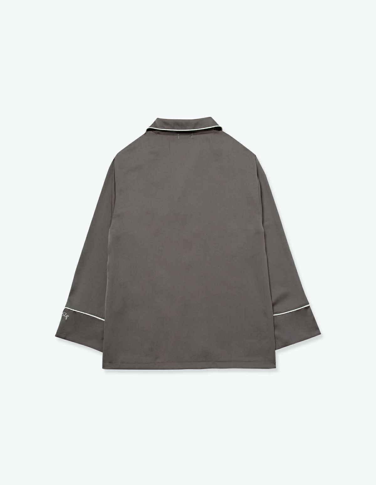 ペア展開あり】メンズヴィンテージサテンパジャマ長袖ロングパンツ