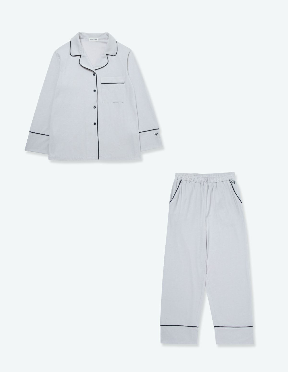 ペア展開あり】コットンベアパジャマ長袖&ロングパンツ/セット【BOX付 ペア展開あり】コットンベアパジャマ長袖&ロングパンツ/セット【BOX付