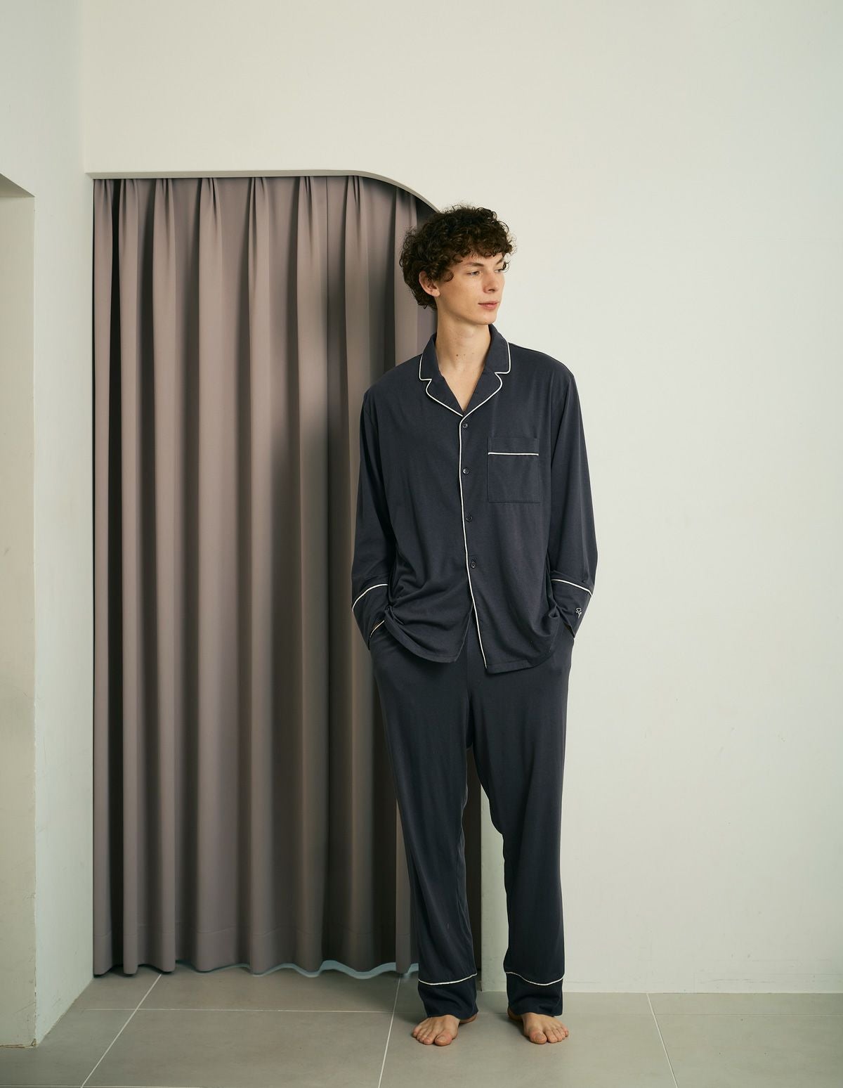 Darich ネイビー ルームウェアセット jj90534-1.jpg