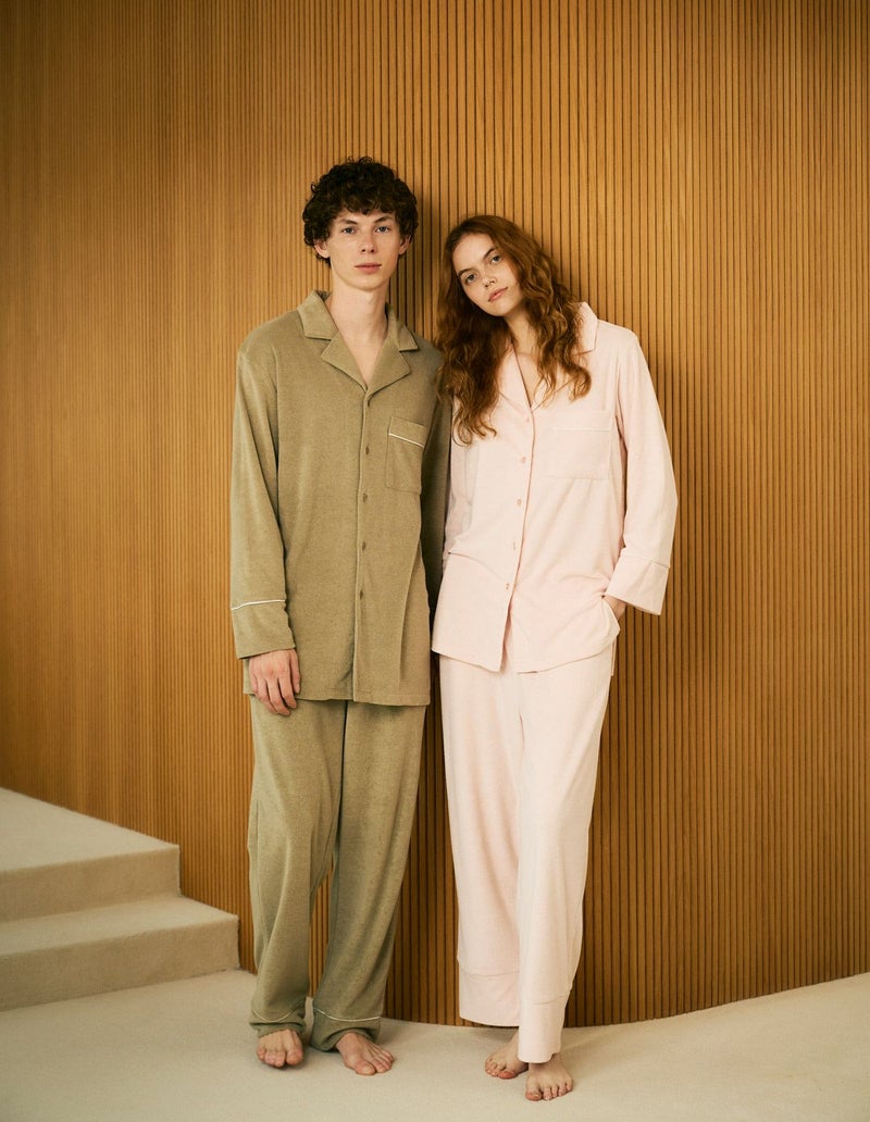 ピンク(レディース)+カーキ(メンズ)