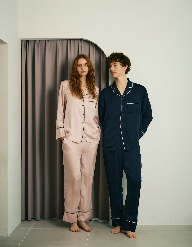 ピンク＋ネイビー